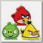 Свечи для торта Angry Bird 4 штуки