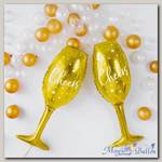 Шар фигура Бокал CHEERS Gold ПД