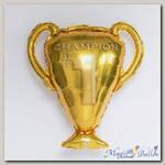Шар фигура Кубок чемпиона золотой