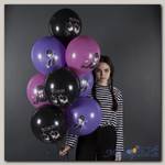 Облако шаров с гелием Уэнсдей 15 шт