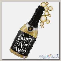 Шар фигура HNY Бутылка шамп с пузырьками