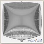 Шар 3D КУБ 15 Б/РИС Металлик Silver