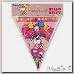 Гирлянда вымпел Hello Kitty  360 см