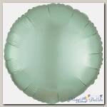 Шар круг 18 Сатин Mint Green