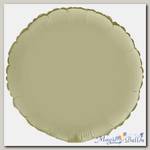 Шар круг 18 Сатин Olive Green